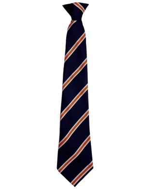 Harris Academy Purley Clip On Tie - Orange (Yrs 7-8)